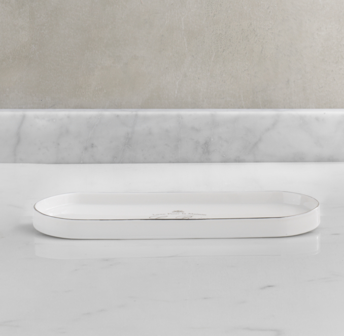 Le Bain French Porcelain Tray