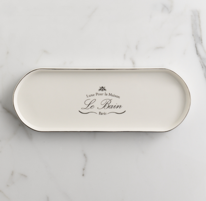 Le Bain French Porcelain Tray