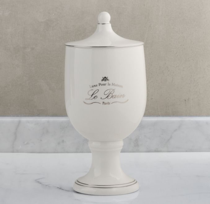 Le Bain French Porcelain Canister