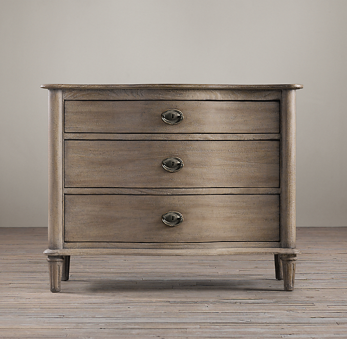 38" Empire Rosette Closed Nightstand