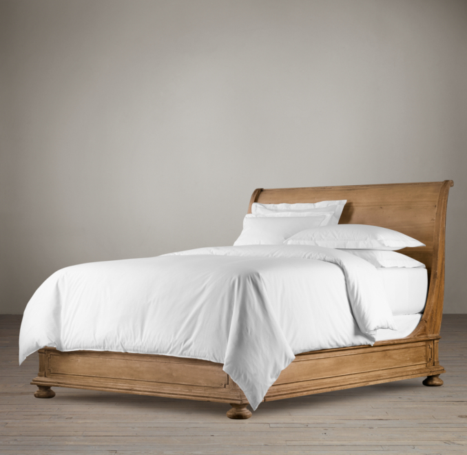 St. James Sleigh Bed Without Footboard