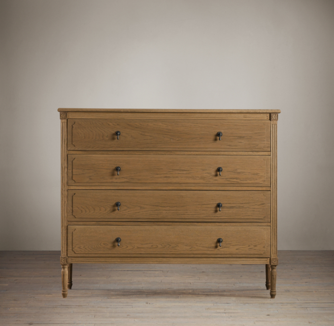 Louis XVI 4-Drawer Dresser