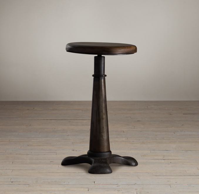 French Sewing Stool Table