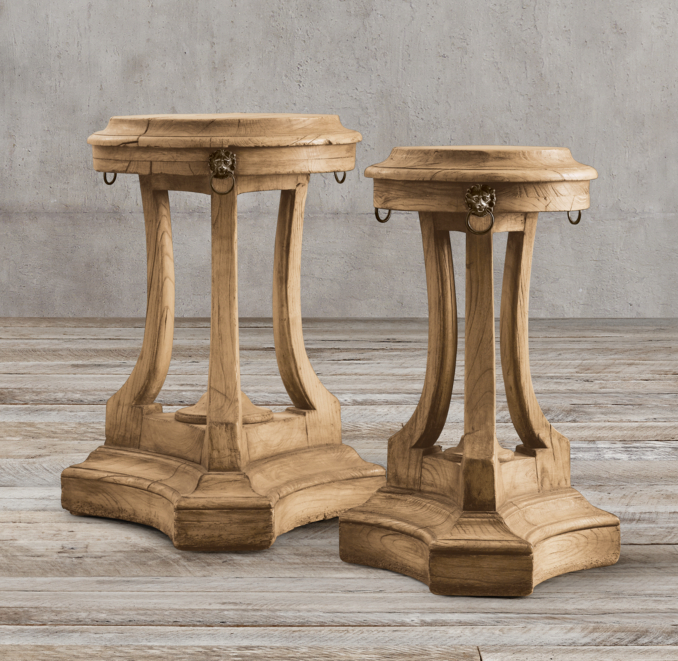 18th C. Lion's Head Side Table
