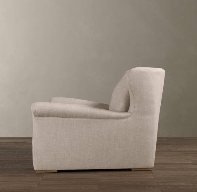 5' Belgian Wingback Upholstered Sofa