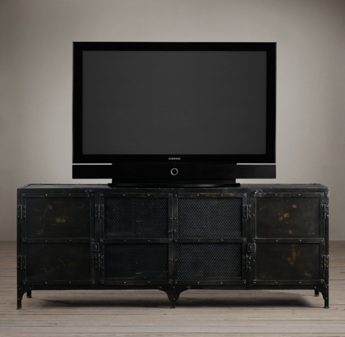 Industrial Tool Chest Media Console