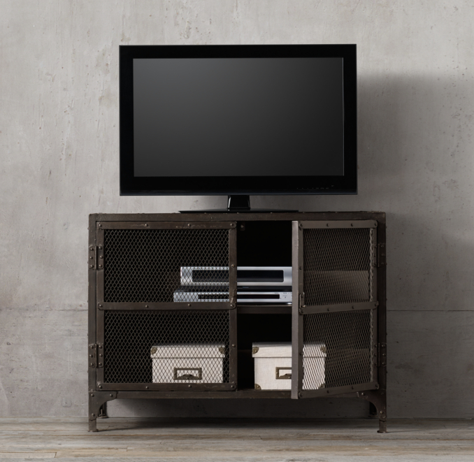 Industrial Tool Chest Media Console Small