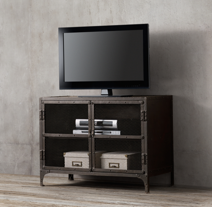 Industrial Tool Chest Media Console Small