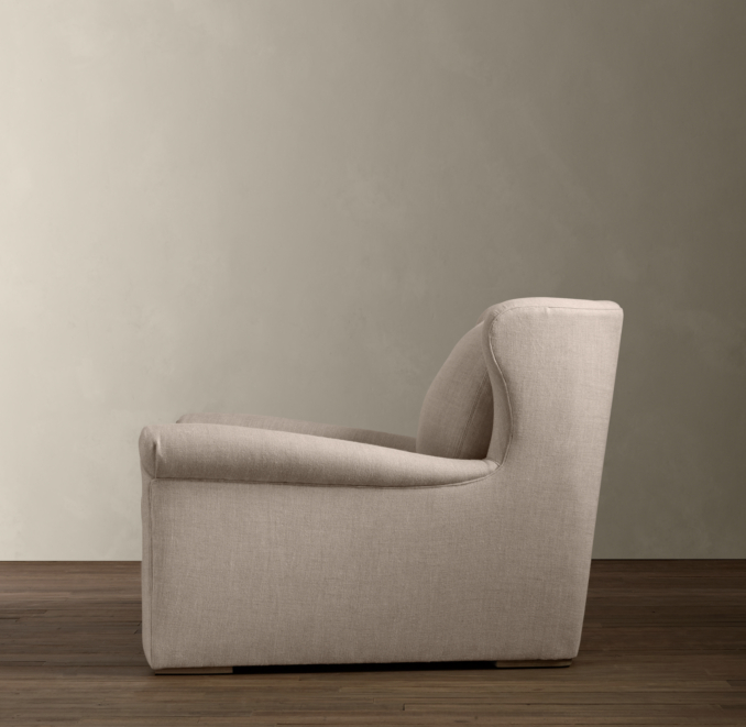 Belgian Wingback Upholstered Chair