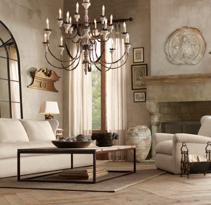 Belgian Wingback Upholstered Chair