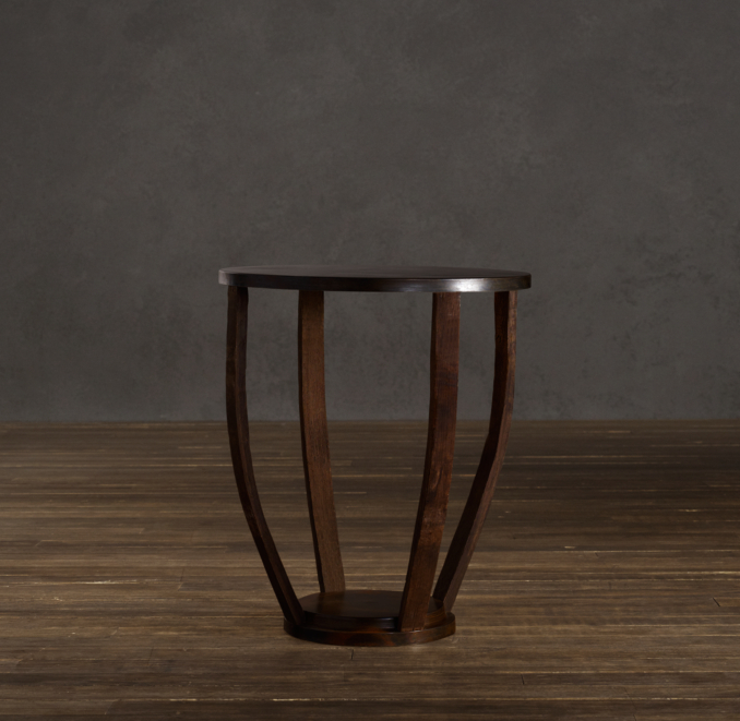 Wine Barrel Side Table (Set of 2)