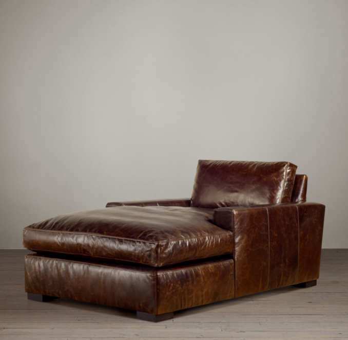 Maxwell Leather Chaise