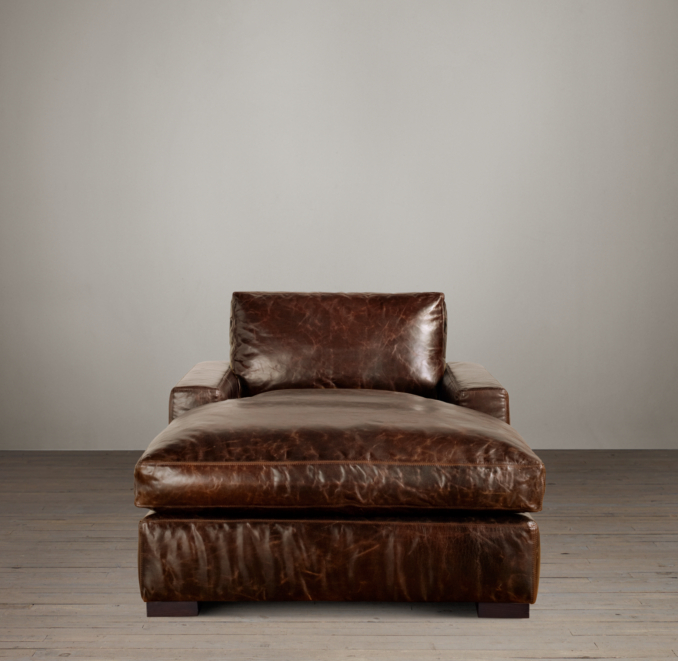 Maxwell Leather Chaise