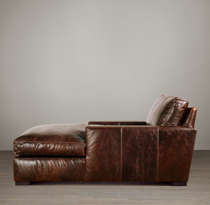 Maxwell Leather Chaise
