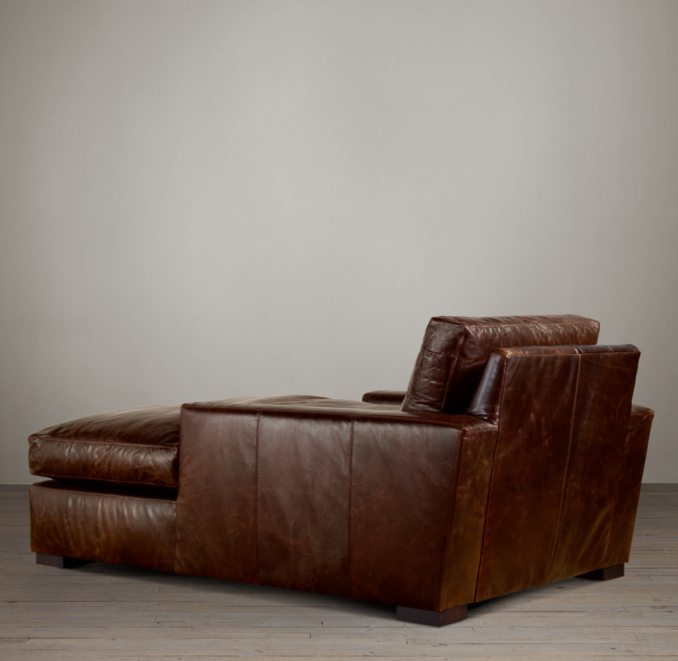 Maxwell Leather Chaise