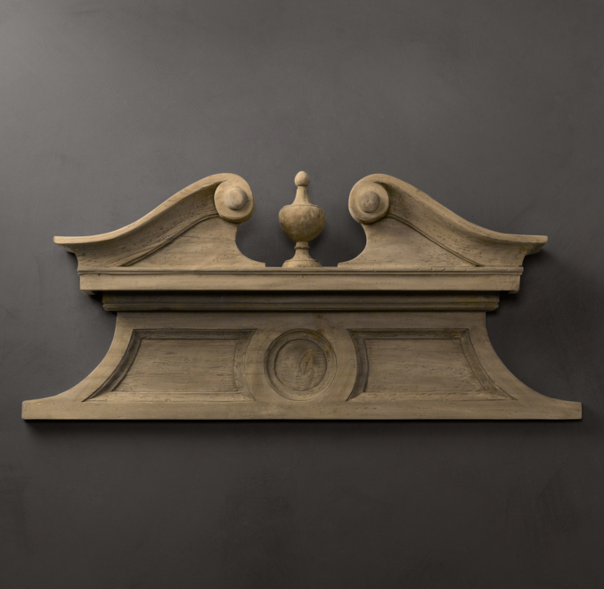 Swan's Neck Architectural Pediment