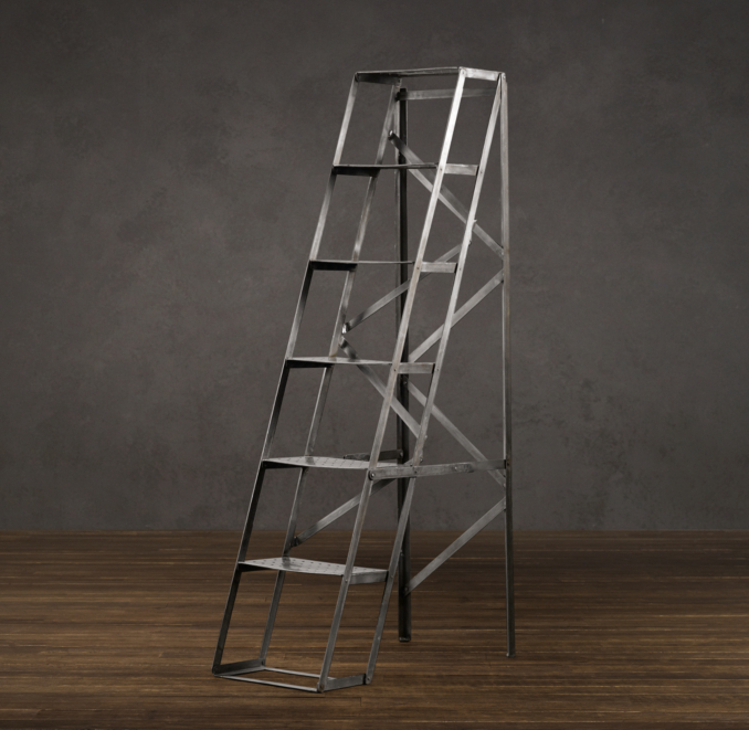 Mid-Century Shop Ladder Shelving
