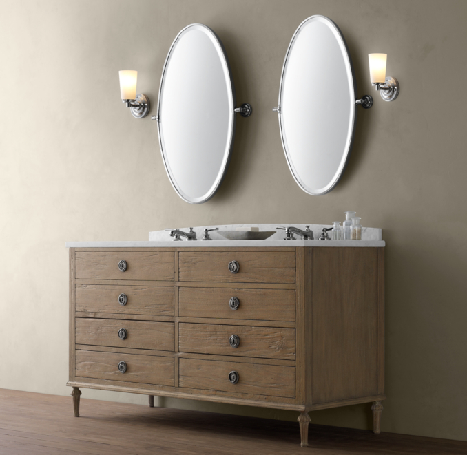 Maison Double Vanity Sink Base