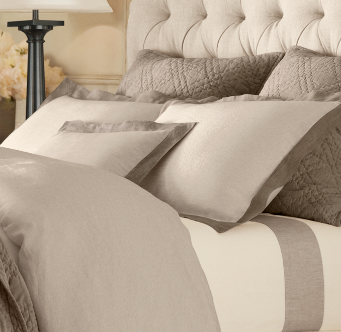 Belgian Linen Framed Sham
