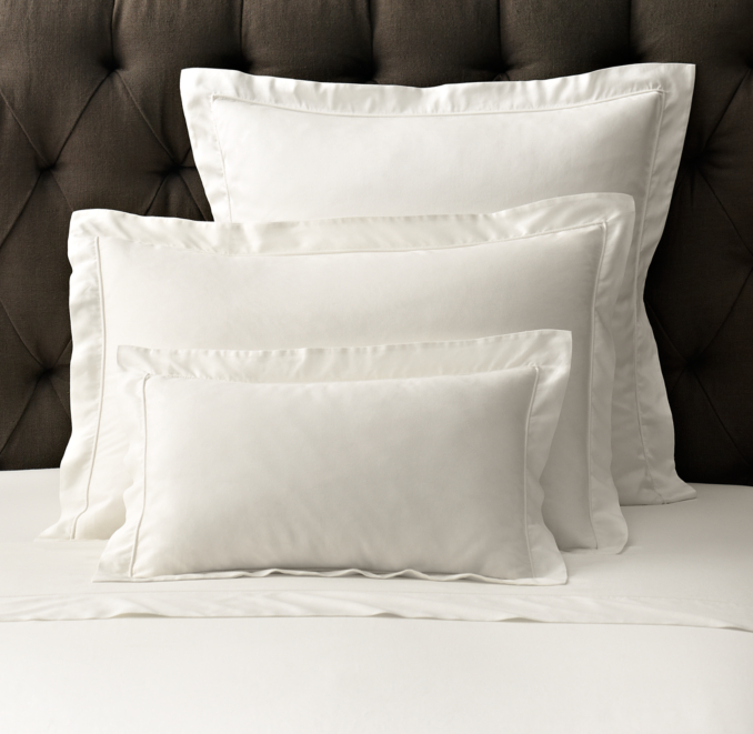 Italian Vintage-Washed 600 Sateen Sham