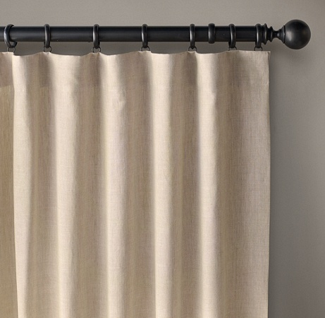 Custom Belgian Opaque Linen Rod Pocket Draperyselect Colors On Sale