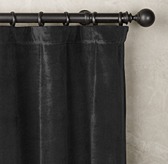 Vintage Velvet Drapery - Rod-Pocket Vintage Velvet Drapery - Rod-Pocket