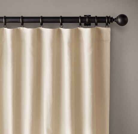 Custom Basket Weave Linen Rod Pocket Draperyselect Colors On Sale