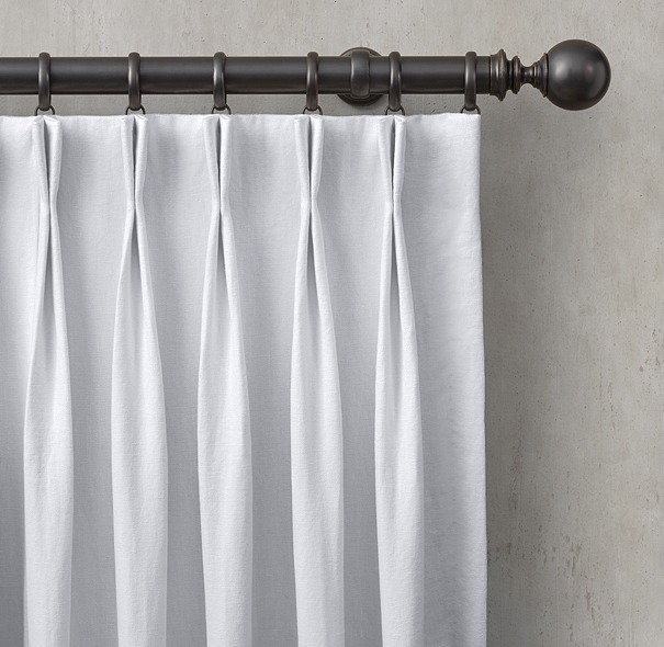 Restoration Hardware VintageWashed Belgian Linen Shower