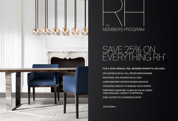 RH Modern Homepage