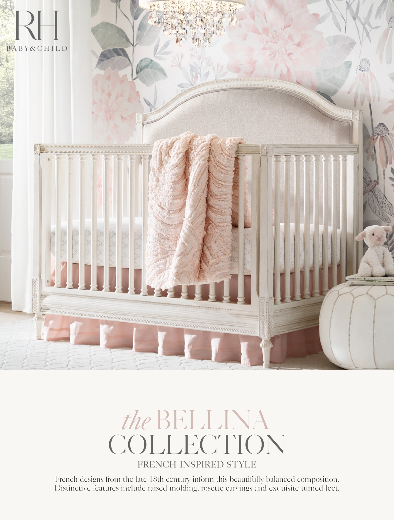 Bellina arched 2024 panel crib