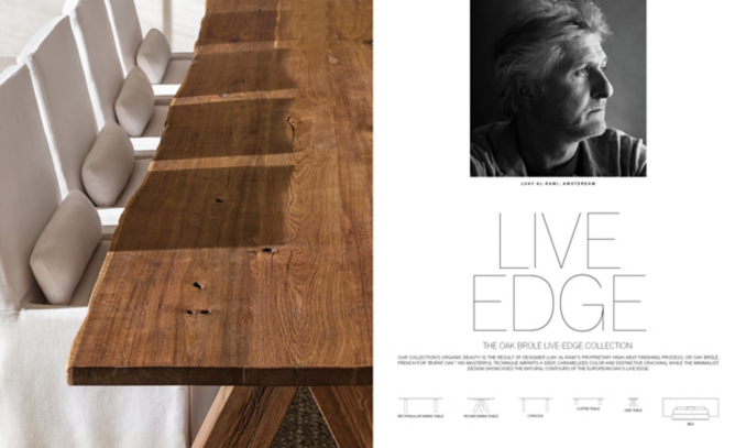 shop Luay Live Edge Rectangular Dining Artisan Breaker