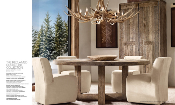 shop Reclaimed Rustic Oak Round Dining