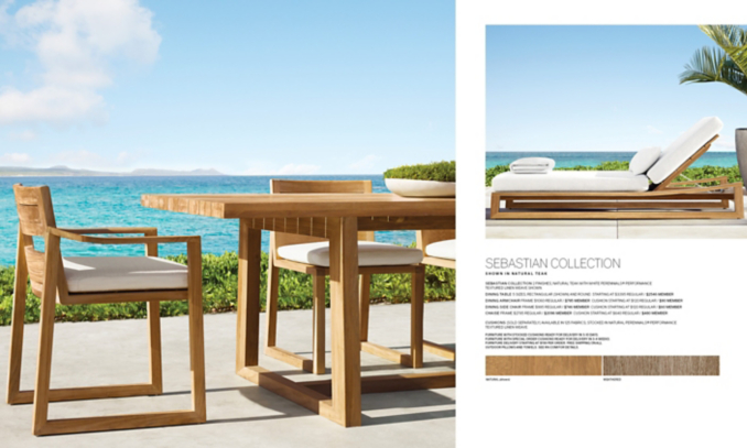 shop Sebastian (MR2) Dining & Chaise Smerge