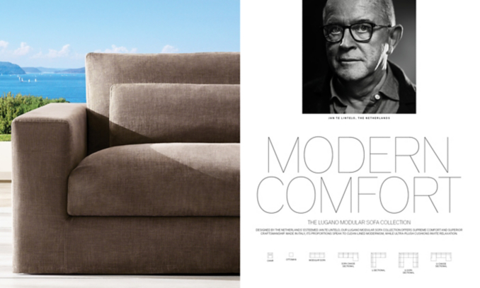 shop Jan Lugano Sofa Artisan Breaker