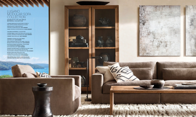 shop Waterfall and Lugano Sofa Living Room