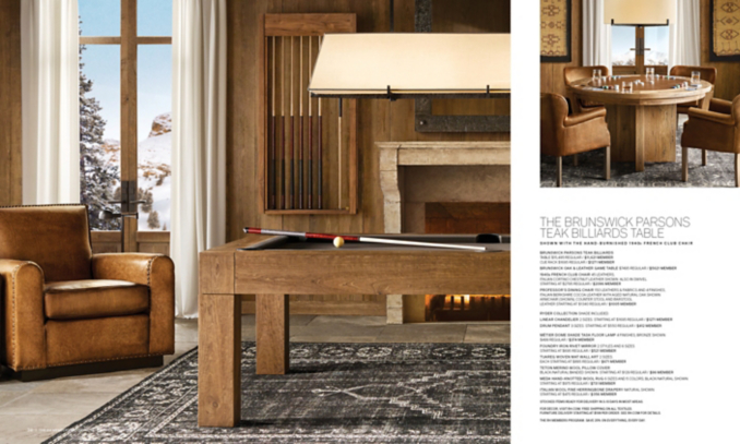 shop Brunswick Parsons Teak Billards Table