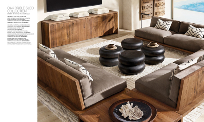 shop Sled Sectional Family Room