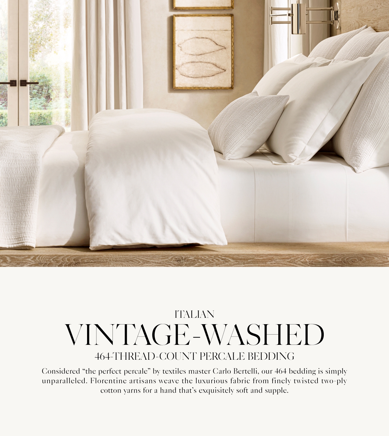 The Finest Bedding is Made in Italy. Explore Collections by Carlo