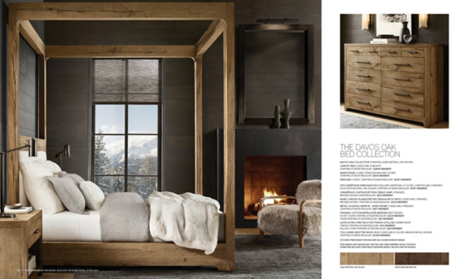 shop Davos Bed - Oak