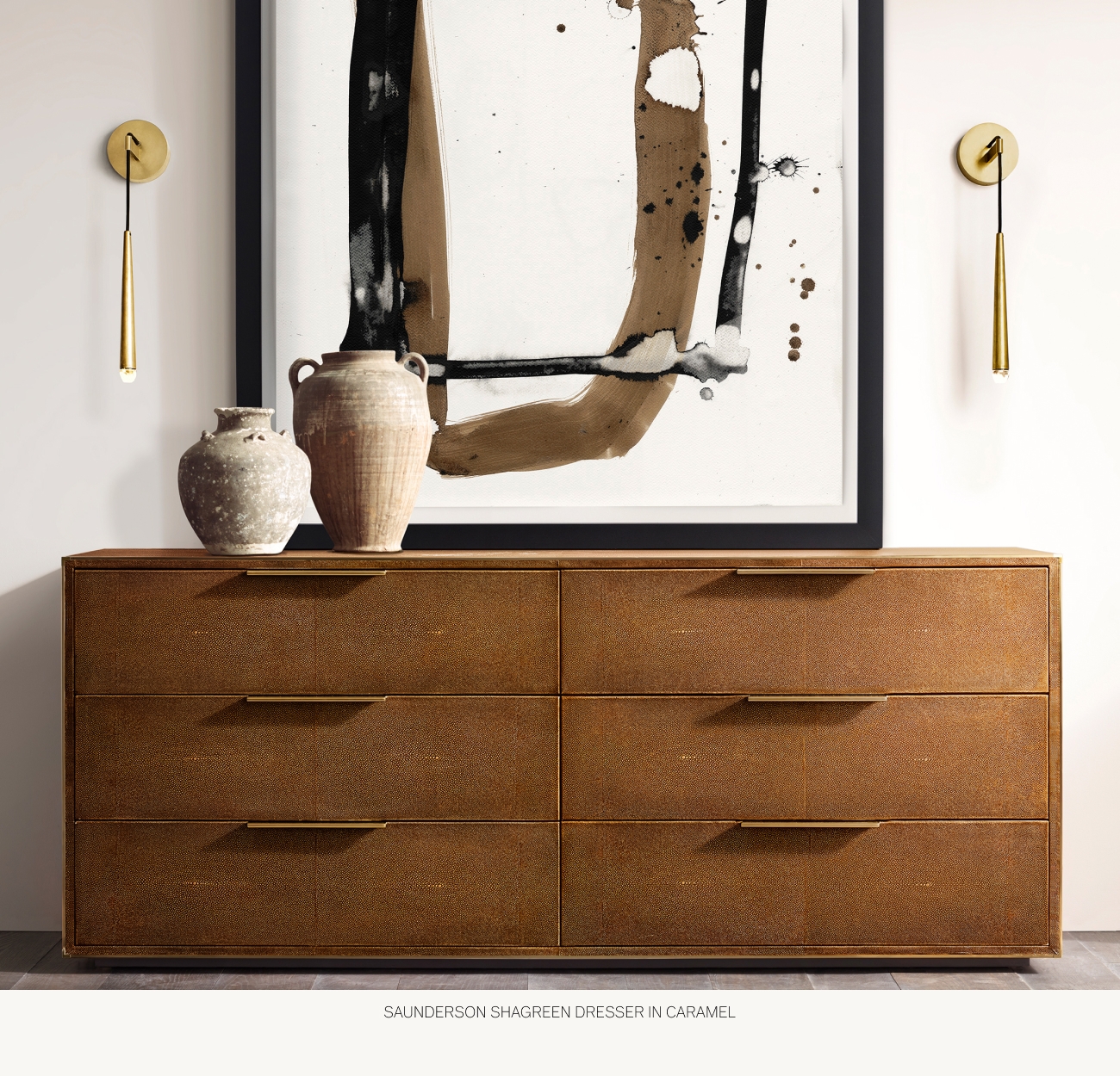 Shagreen dresser restoration deals hardware