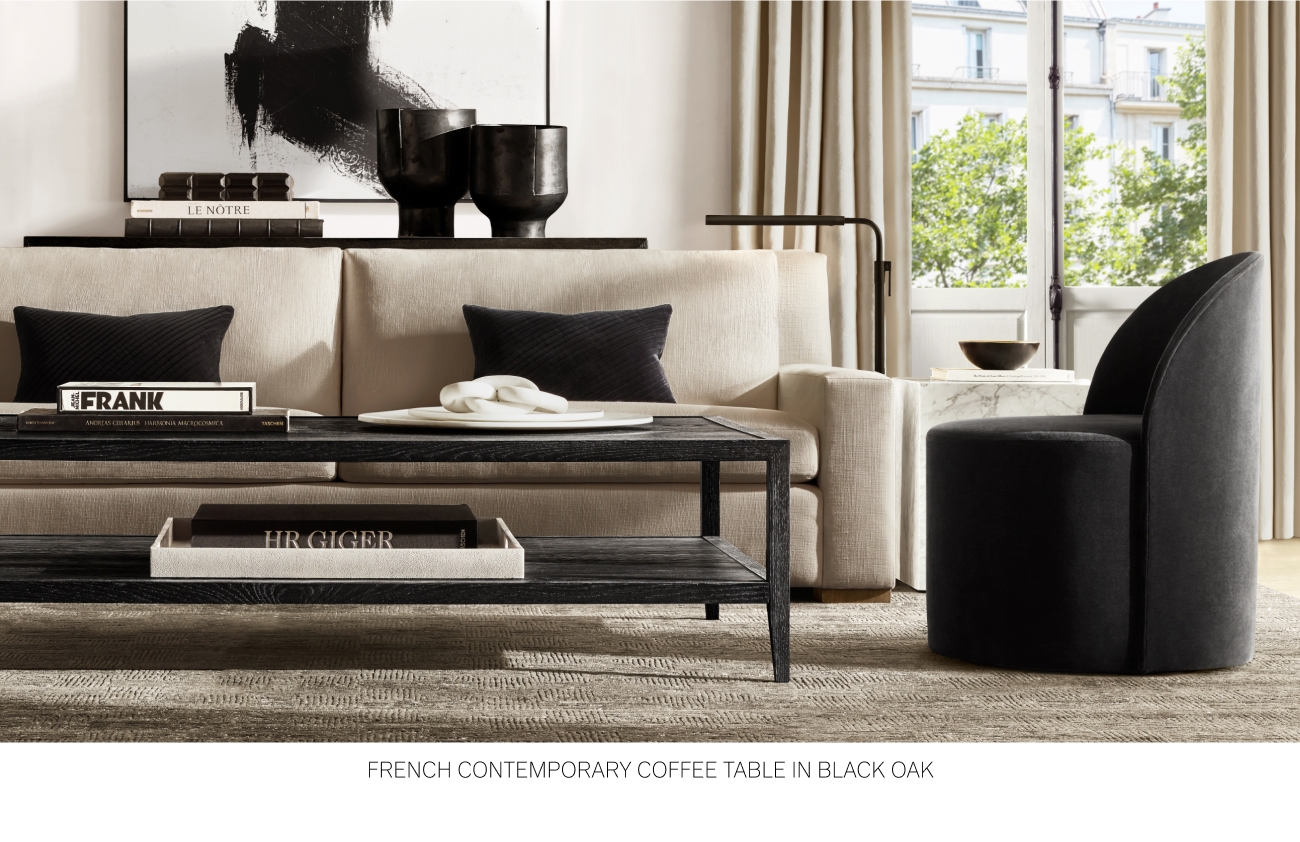 Restoration hardware online modern coffee table