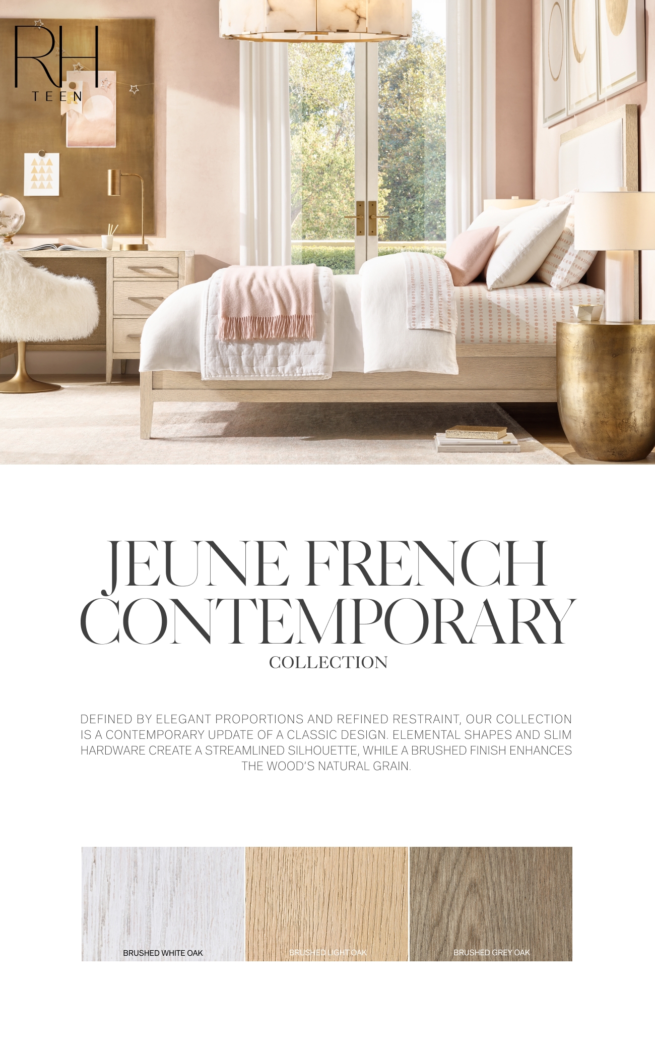 French contemporary bed 2024 restoration hardware