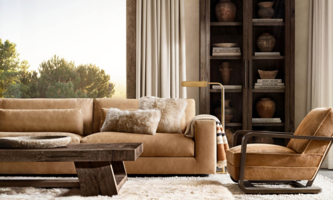 shop Lugano Leather Sofa