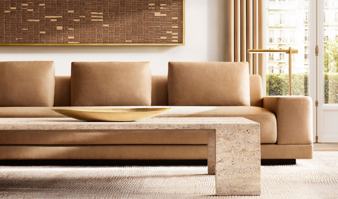 The Wyeth Travertine Collection RH