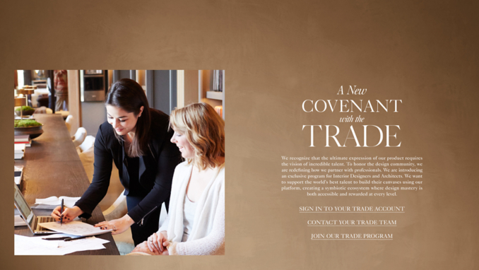 by dmitriy & co by jan te lintello san francisco We recognize that the ultimate expression of our product requires the vision of incredible talent. To honor the design community, we are redefining how we partner with professionals. We are introducing an exclusive program for Interior Designers and Architects. We want to support the world’s best talent to build their canvases using our platform, creating a symbiotic ecosystem where design mastery is both accessible and rewarded at every level.
