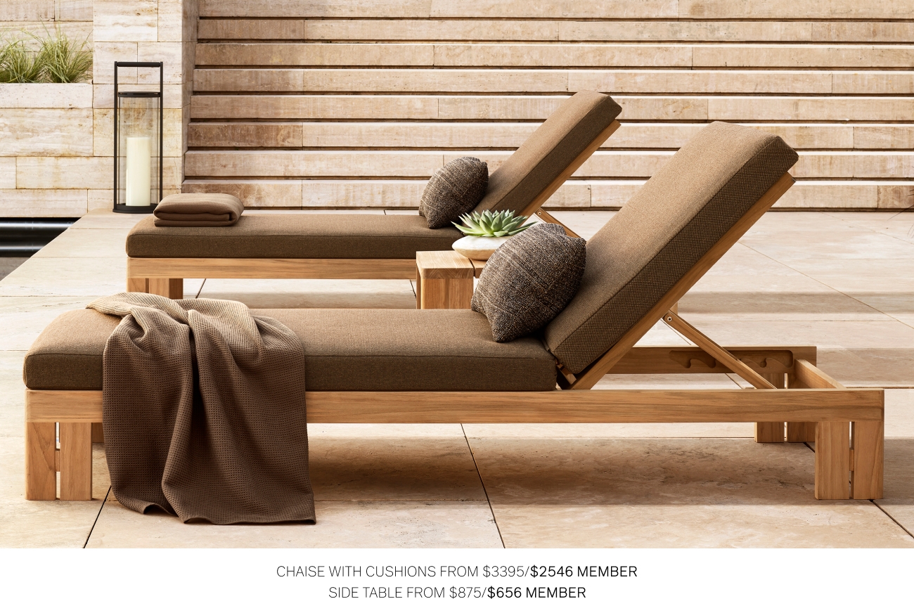 Restoration hardware deals outdoor chaise