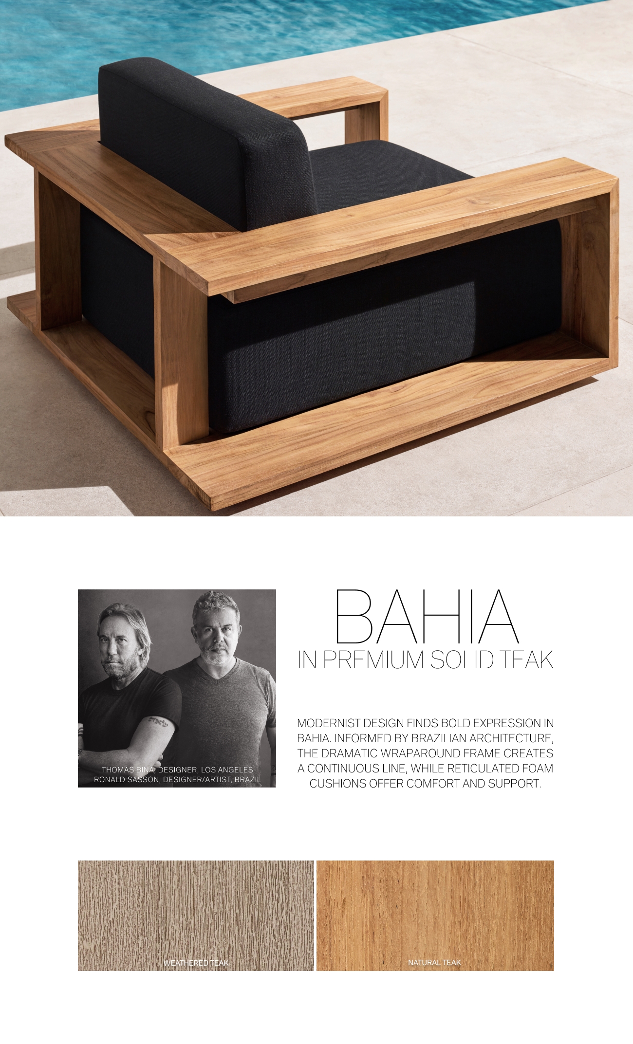 The Strength & Beauty of Teak. Explore Over 30 Outdoor Collections