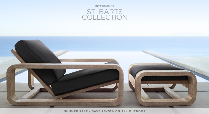 Restoration Hardware Homepage