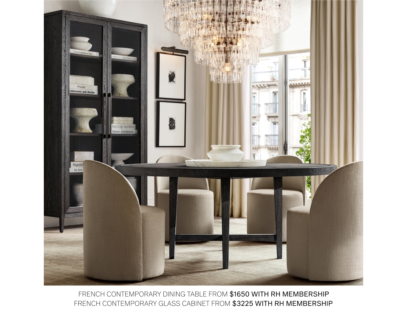 Restoration hardware french contemporary dining deals table