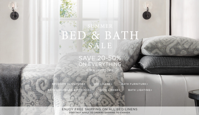 Summer Bed & Bath Event